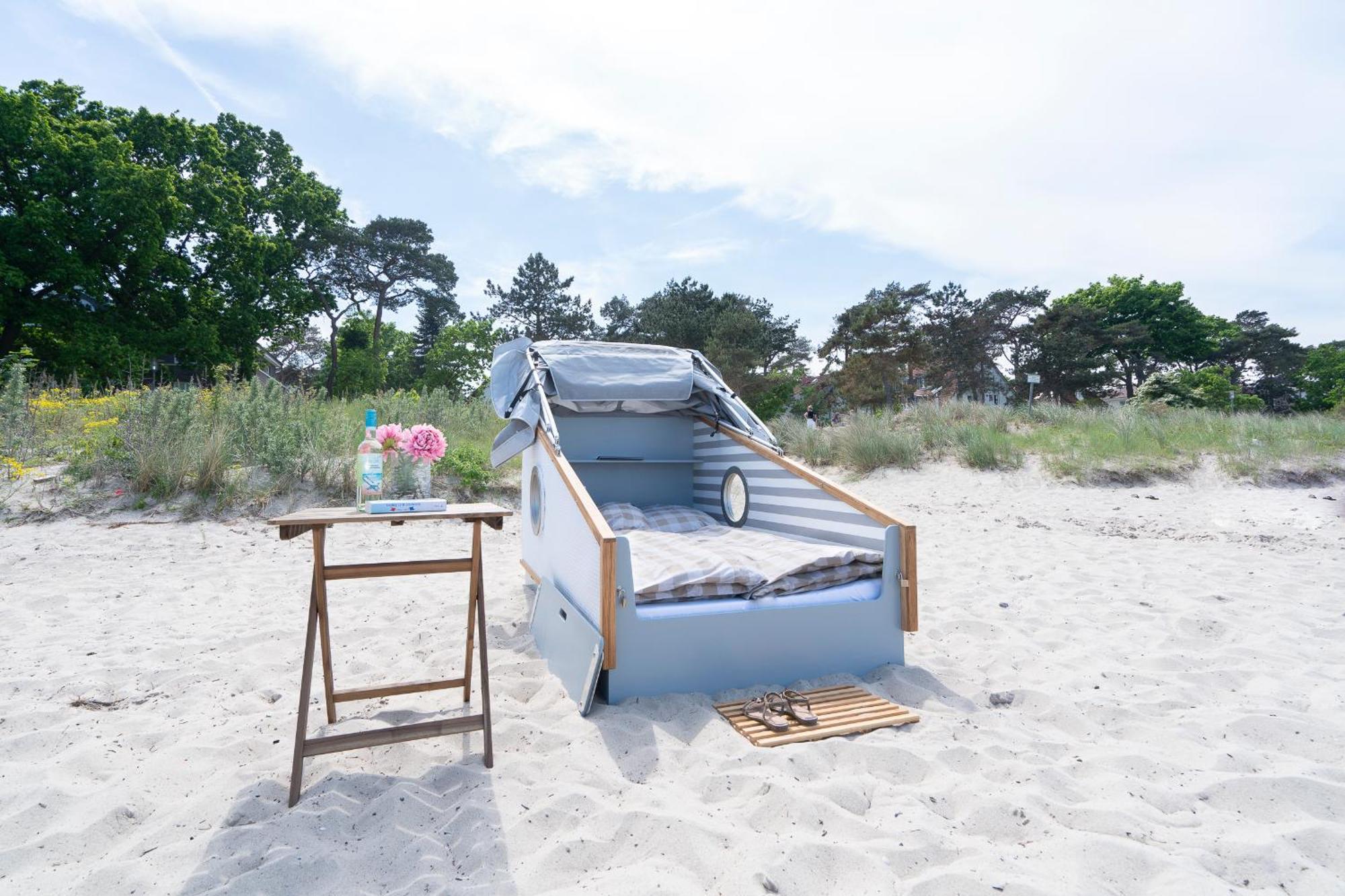Luxury tent Schlafstrandkorb Nr 7 *